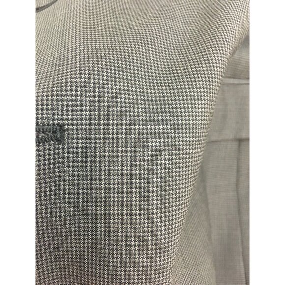 Brooks Brothers 346 Stretch Mens Two Button Blazer Jacket Brown Houndstooth 42 L - Picture 12 of 16